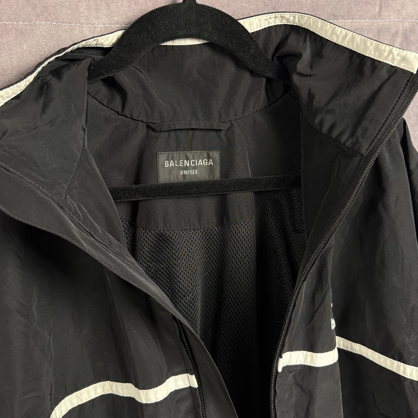 Balenciaga 3B Logo Cropped Track Jacket