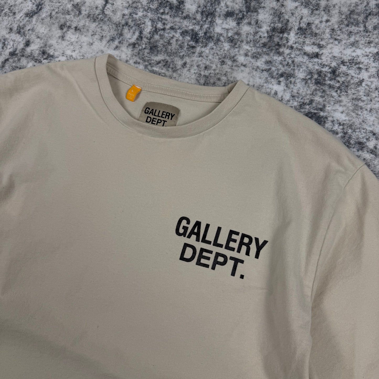 Gallery Dept. Hollywood, CA. Logo ‘Beige’ T-Shirt