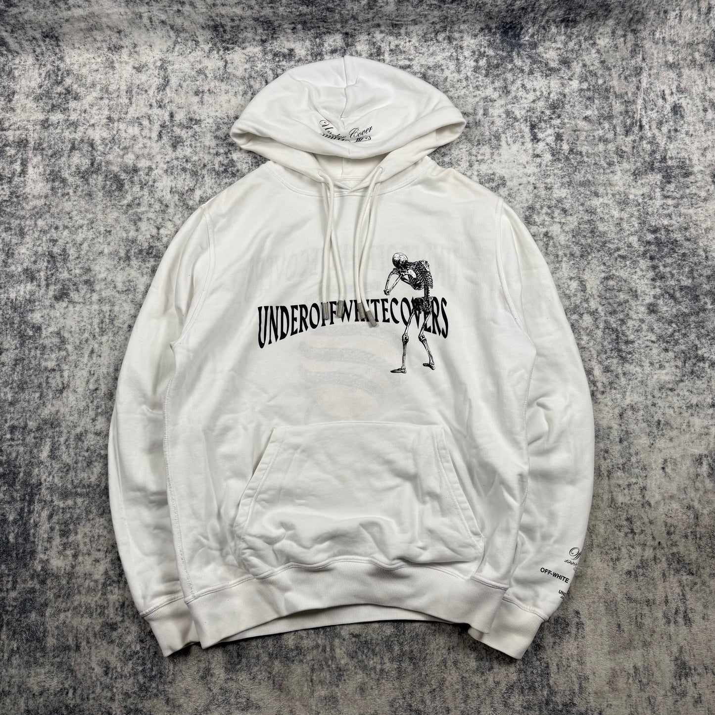 Off-White x Undercover Reversible “Skeleton Dancing” ‘White’ Hoodie