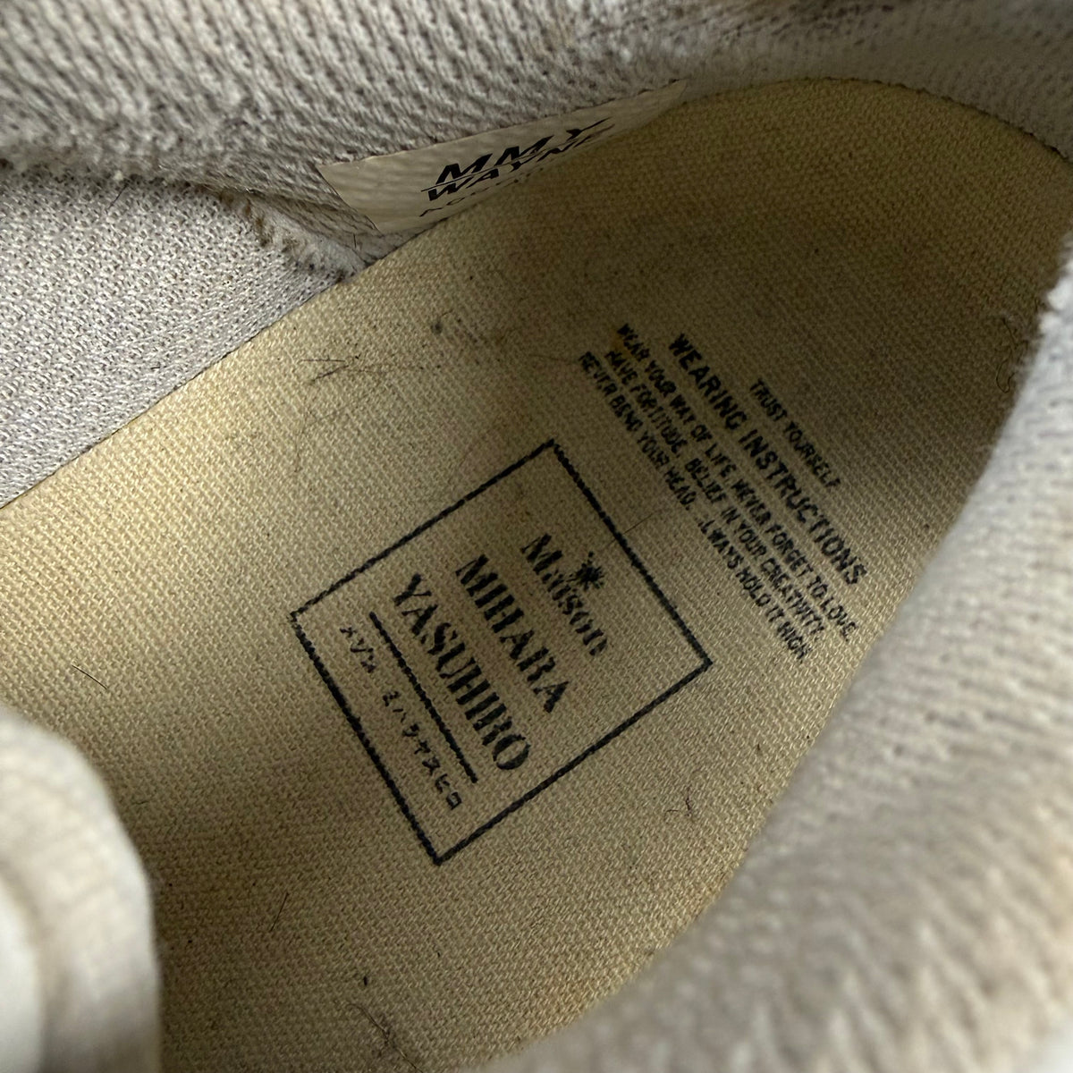 Maison Mihara Yasuhiro Wayne Leather ‘White’ Shoes