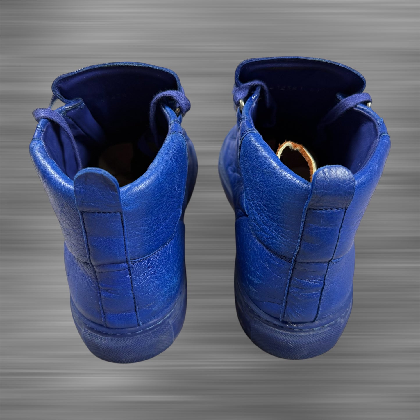 Balenciaga Arena ‘Blue’ Leather Shoes