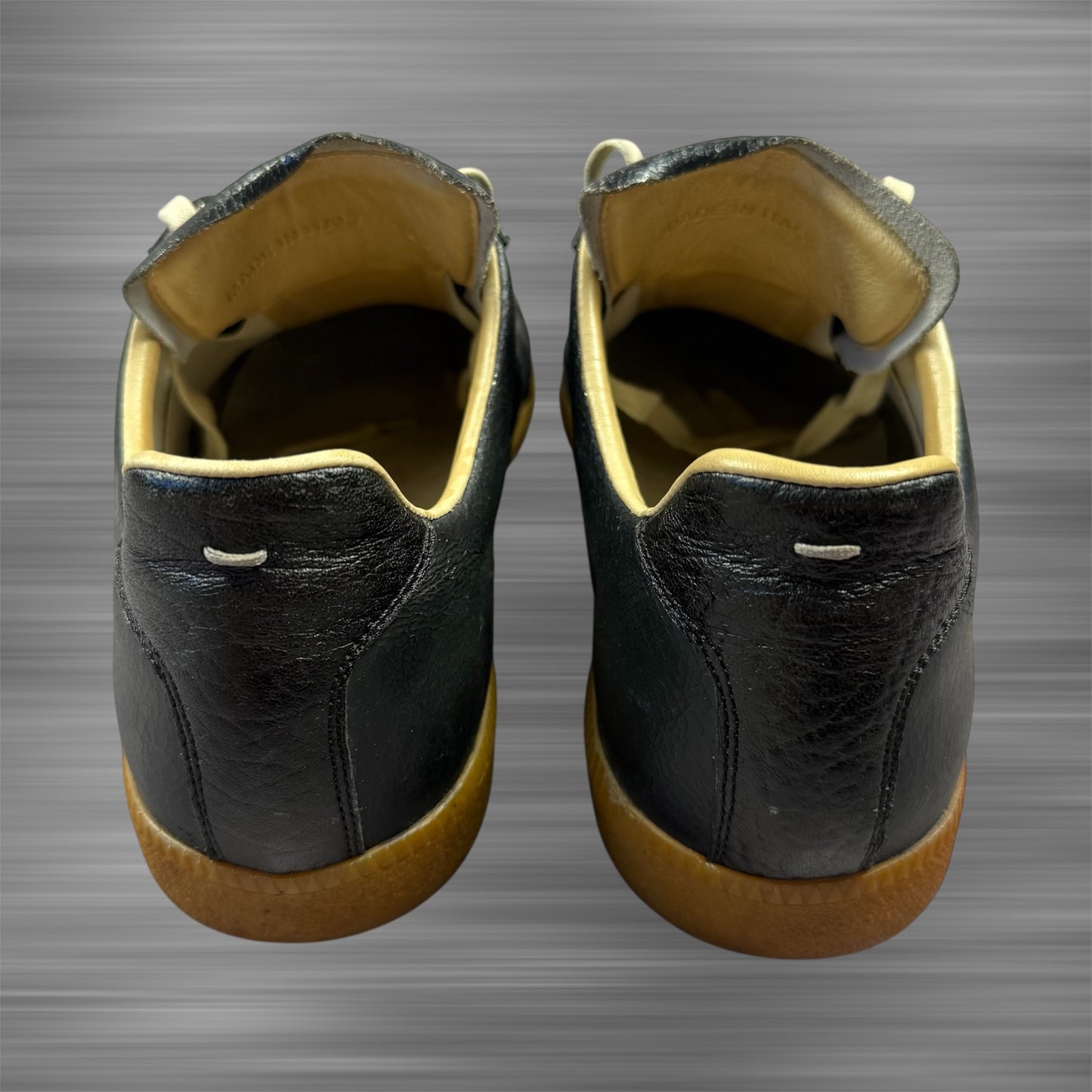 Maison Margiela Replica Gats ‘Black Leather’ Shoes