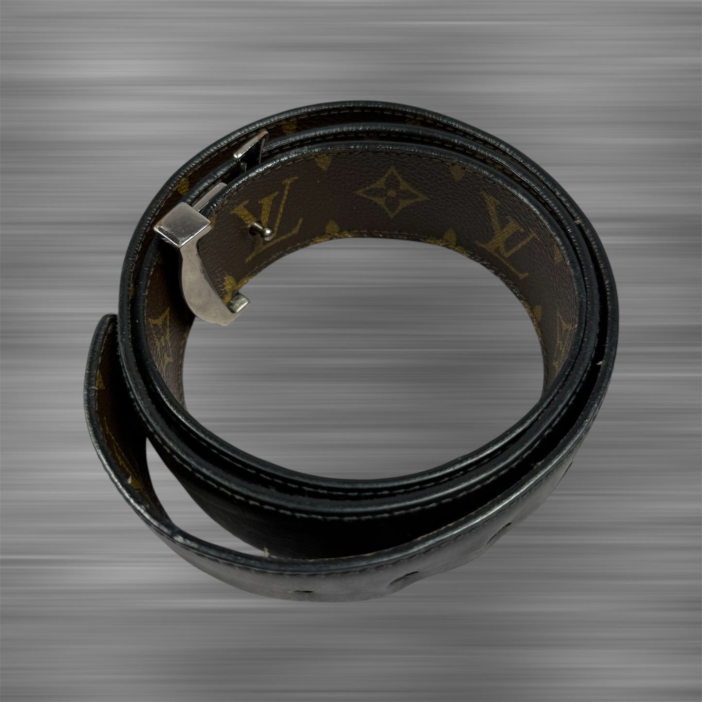 Louis Vuitton Leather Reversible ‘Black’ Belt