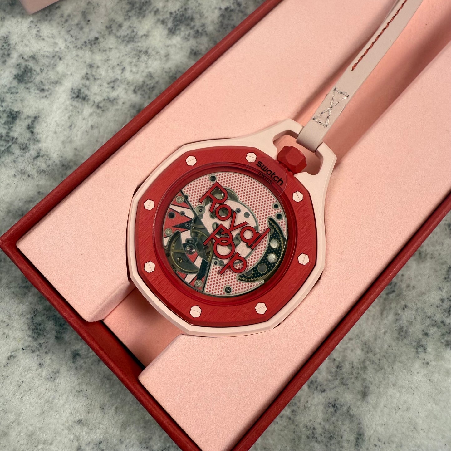 Audemars Piguet x Swatch Royal Pop ‘OTTO ROSSO’ Watch