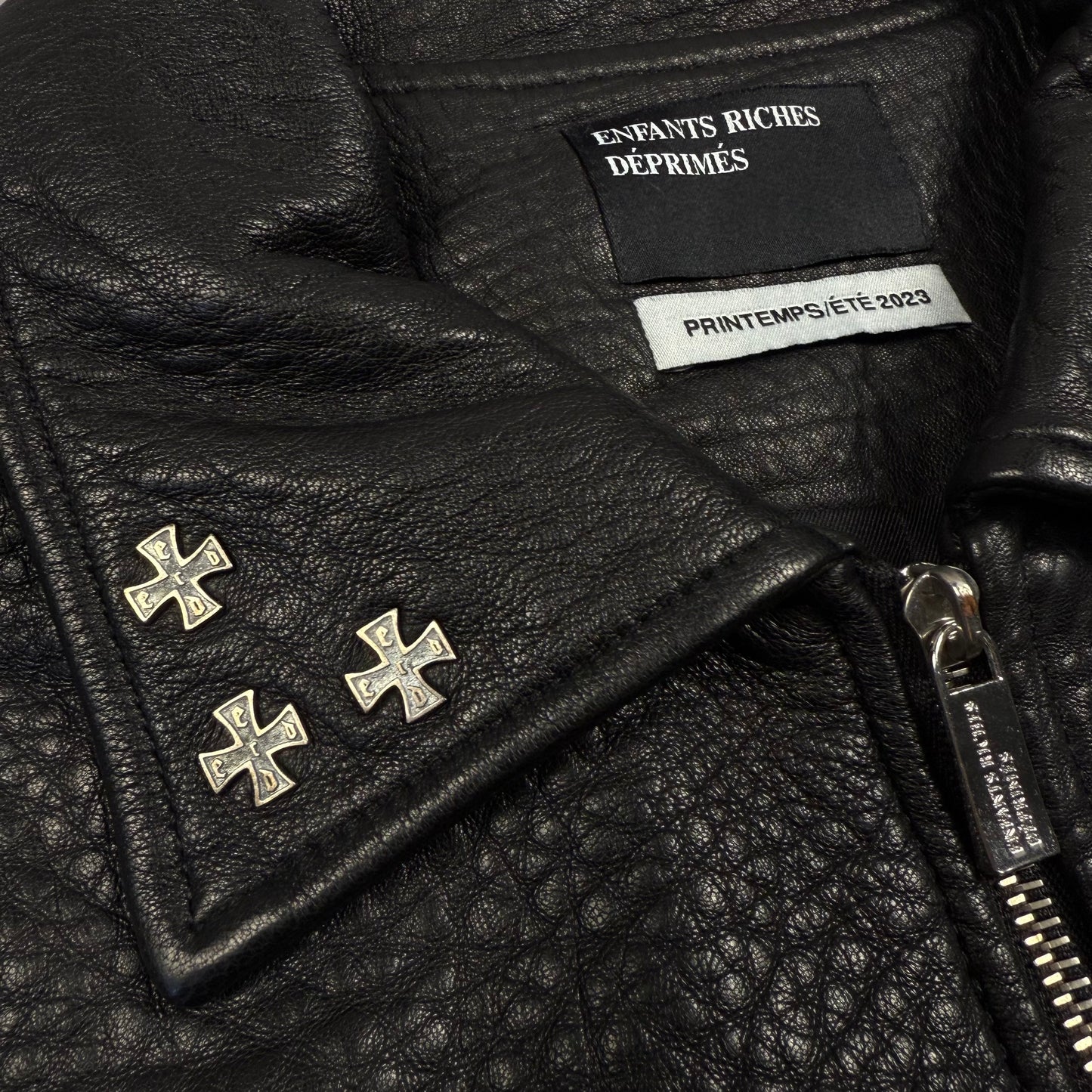 Enfants Riches Deprimes Western Studded Leather Jacket