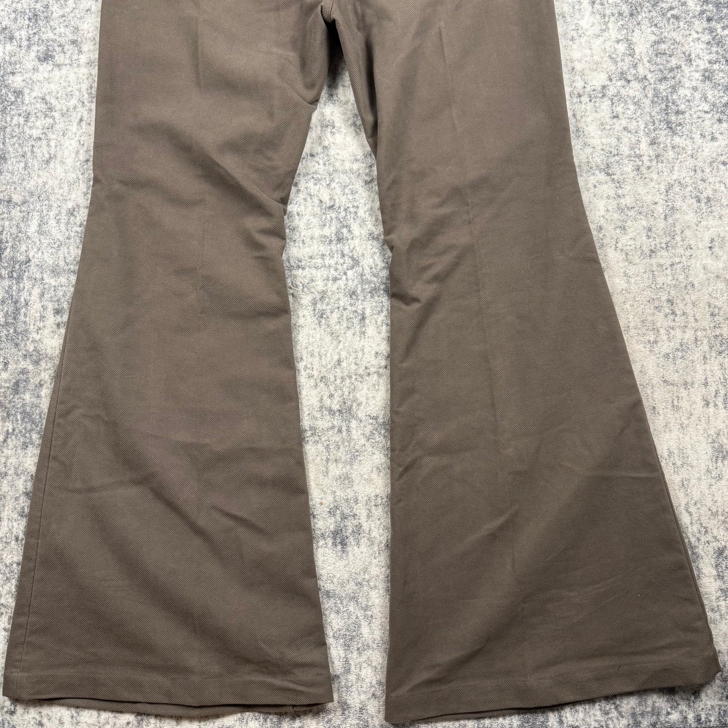 Rick Owens Flared Cotton Twill “Dust” Pants