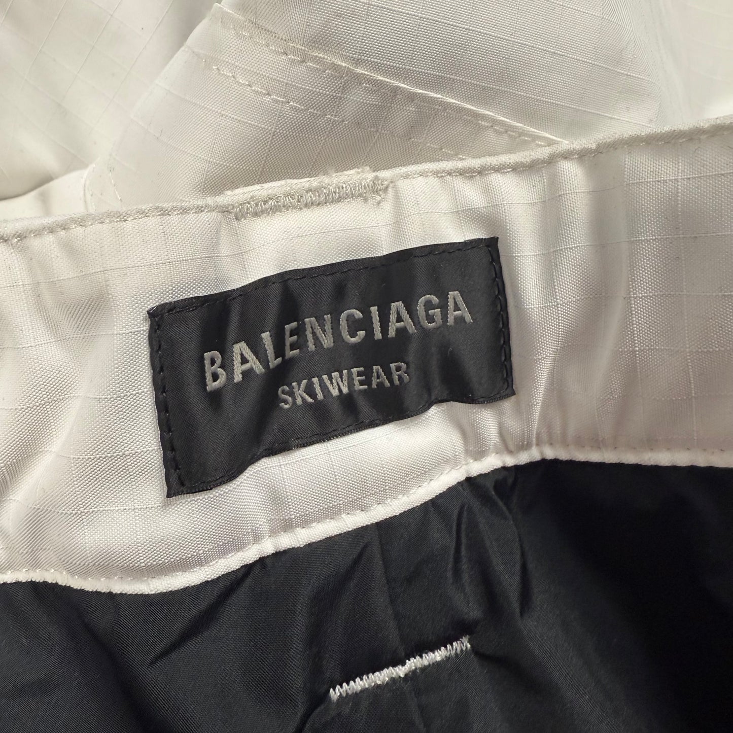 Balenciaga Skiwear 3B Sports Icon Ski ‘White’ Cargo Pants