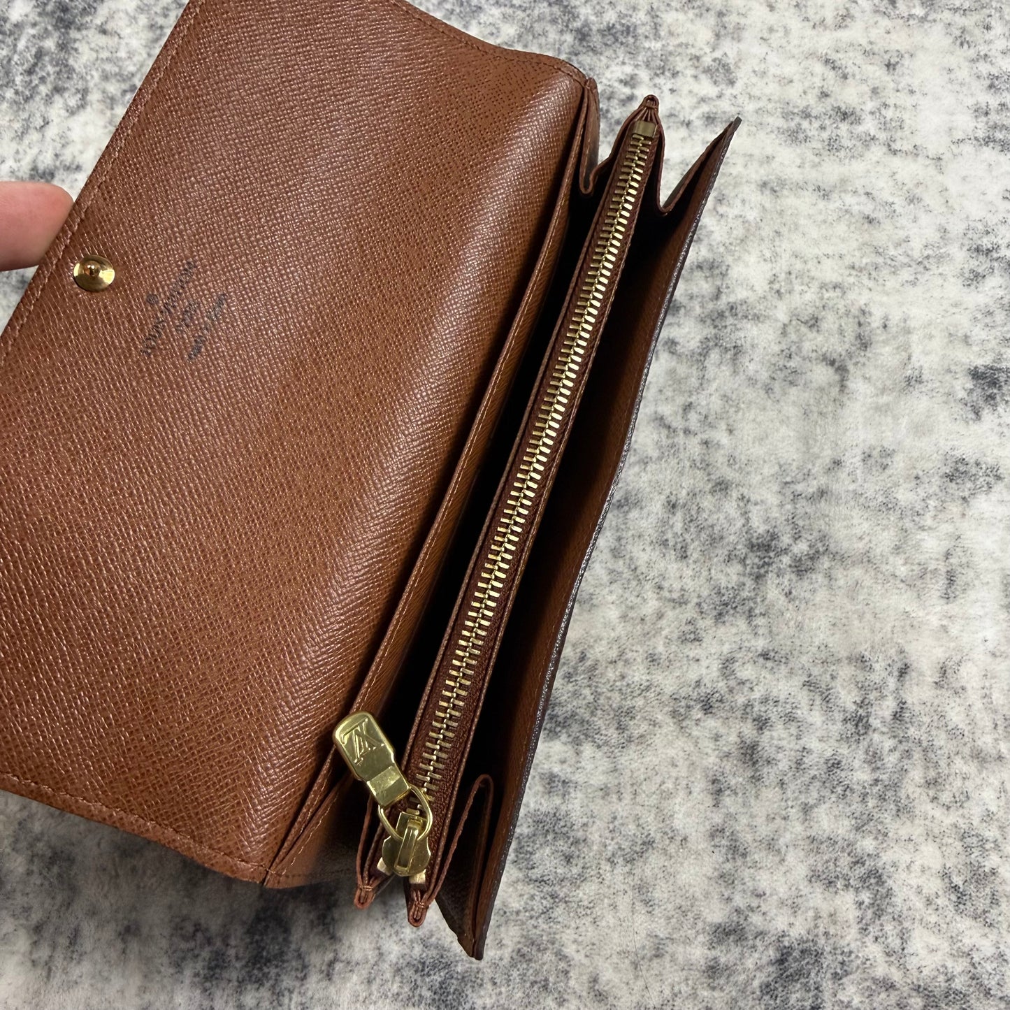 Louis Vuitton Monogram Canvas Sarah Long ʼBrown’ Wallet