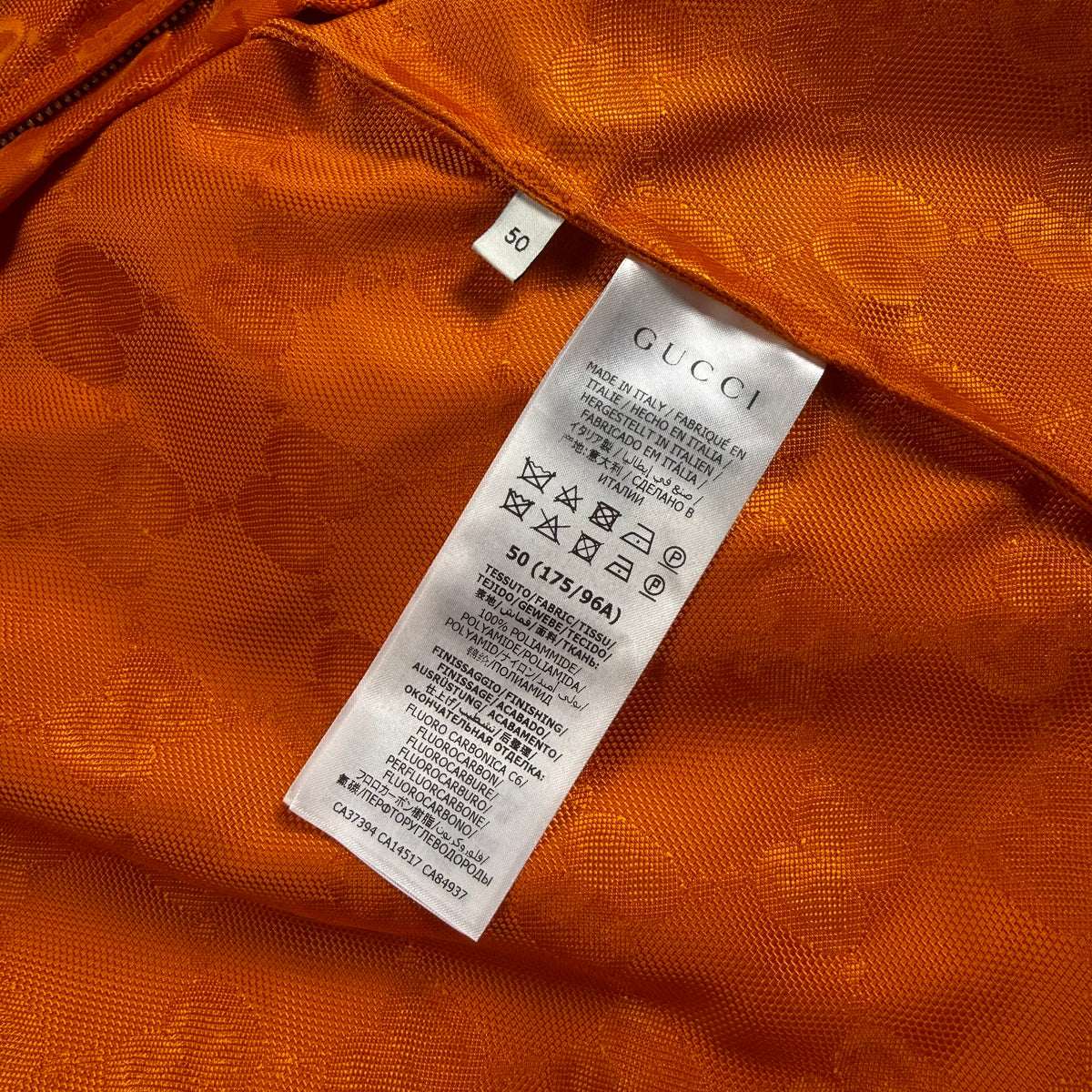 Gucci GG Of The Grid  ‘Orange’ Jacket