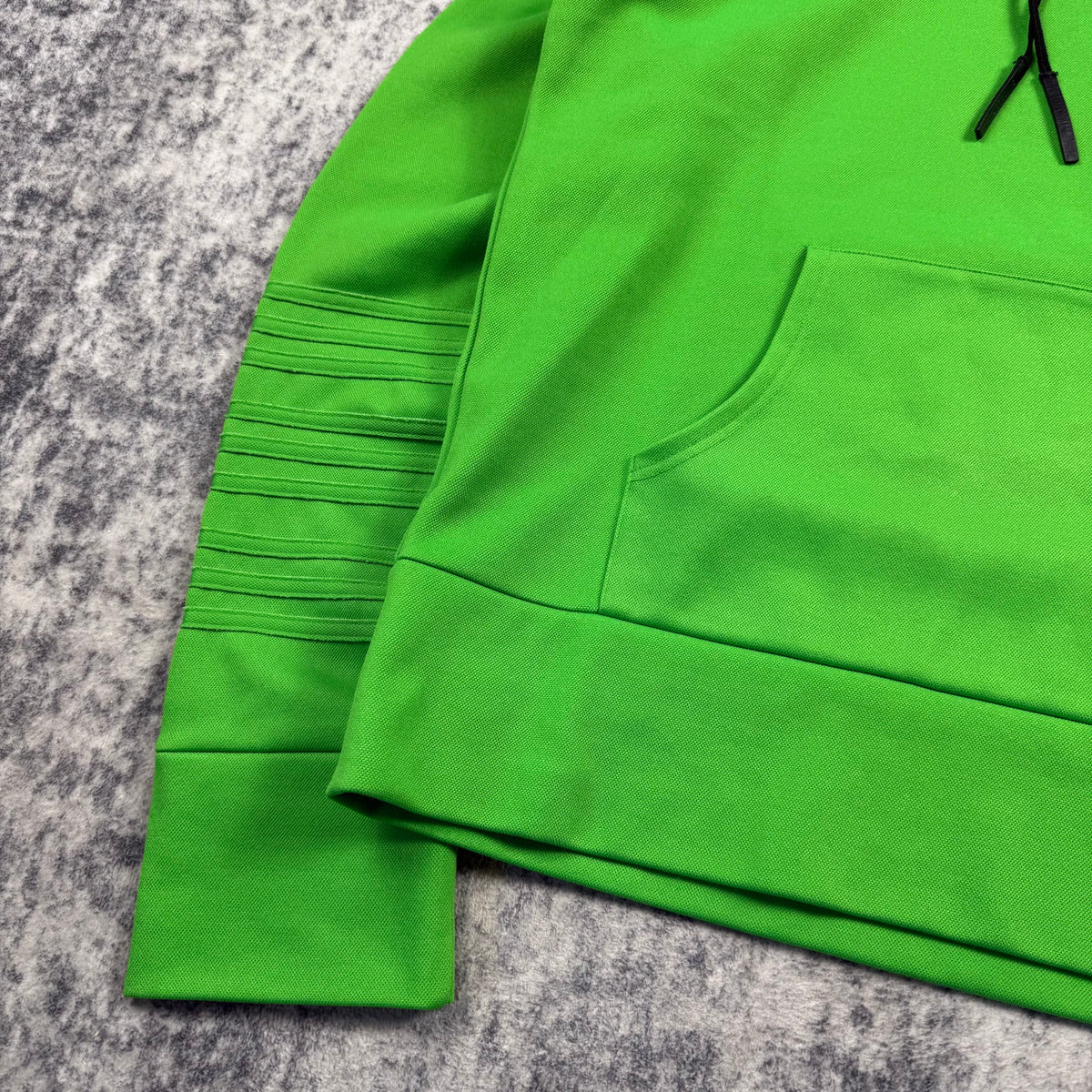 Dior Homme AW03 by Hedi Slimane Luster Neon Green Runway Hoodie
