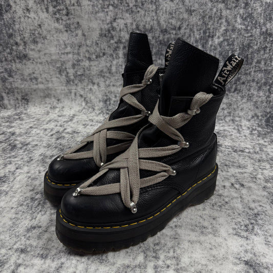 Rick Owens x Dr. Martens 1460 Quad Sole Pentagram Jumbo Lace Boots