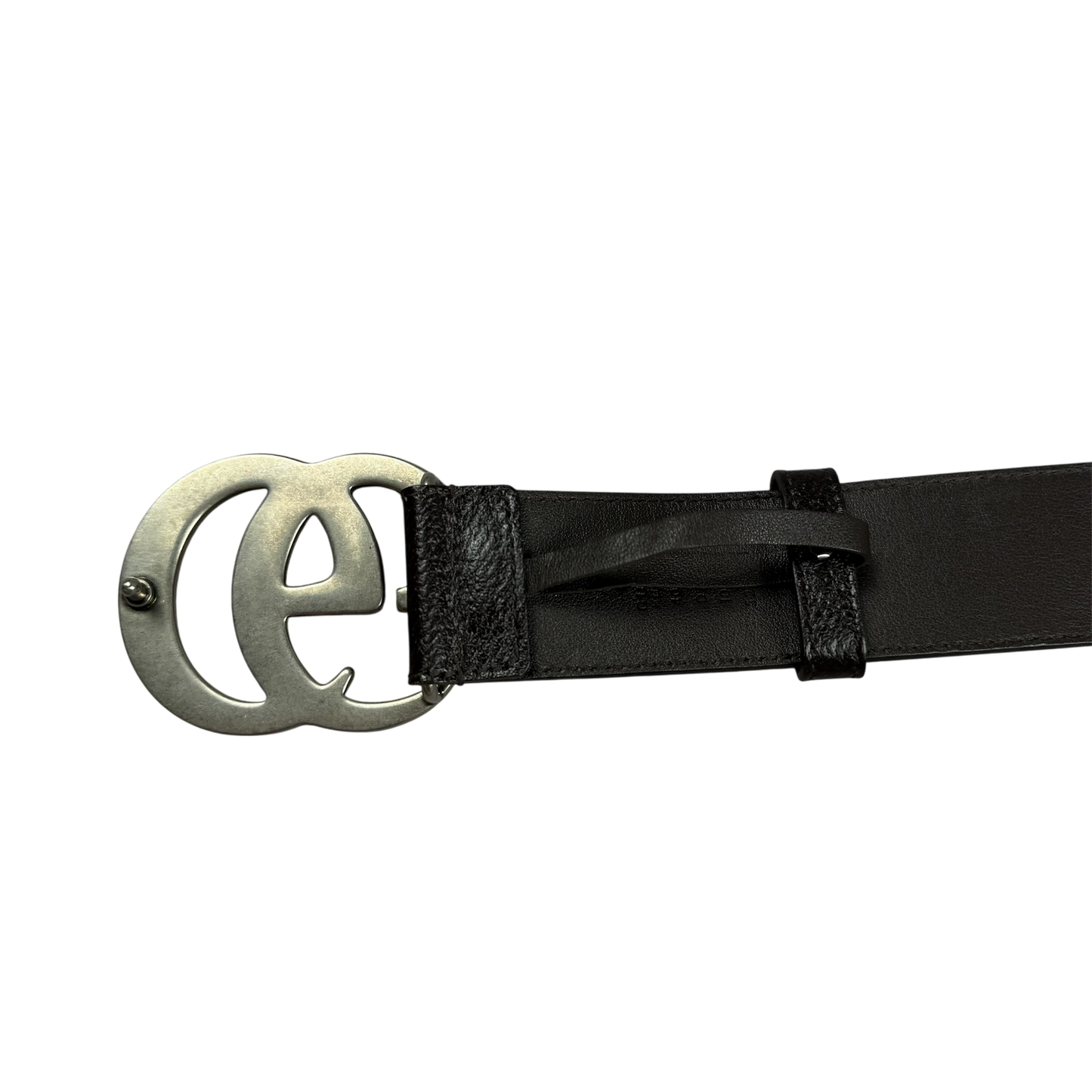 GUCCI GG-Buckle ‘Black’ Leather Belt