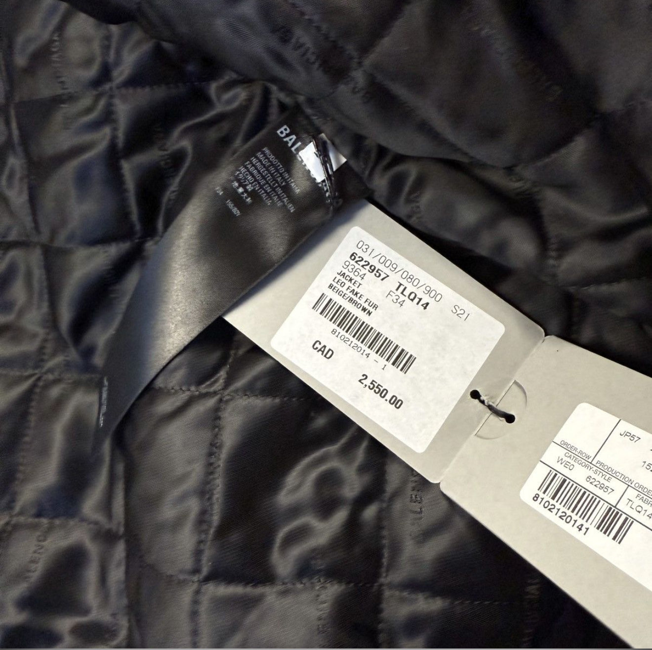 BALENCIAGA Oversized Leopard-Print Faux Fur Jacket