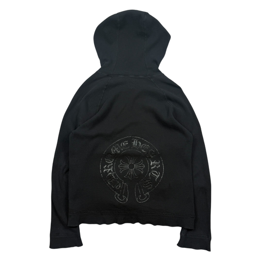 Chrome Hearts Horseshoe Thermal ‘Black’ Hoodie