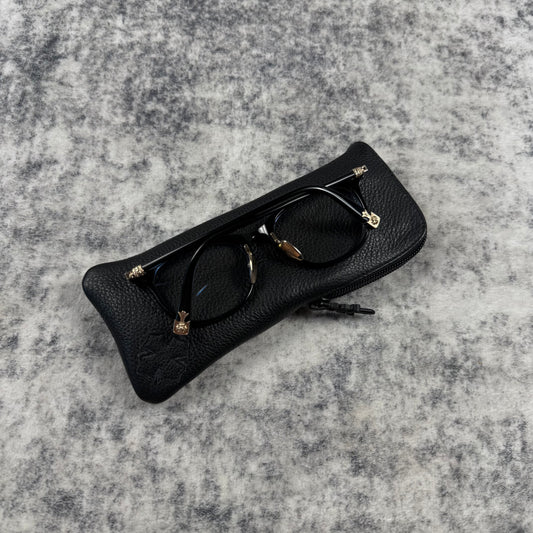 Chrome Hearts DARLIN Black Acetate & 18K Gold Glasses