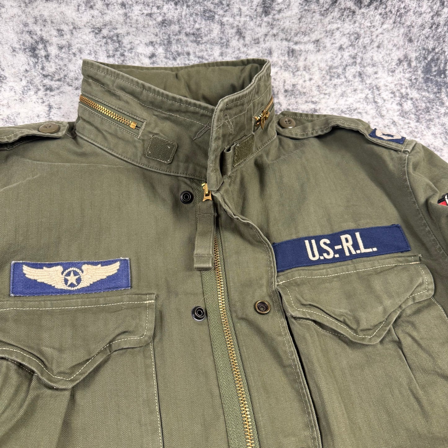 Polo Ralph Lauren Four Pocket Patch Work Army Jacket