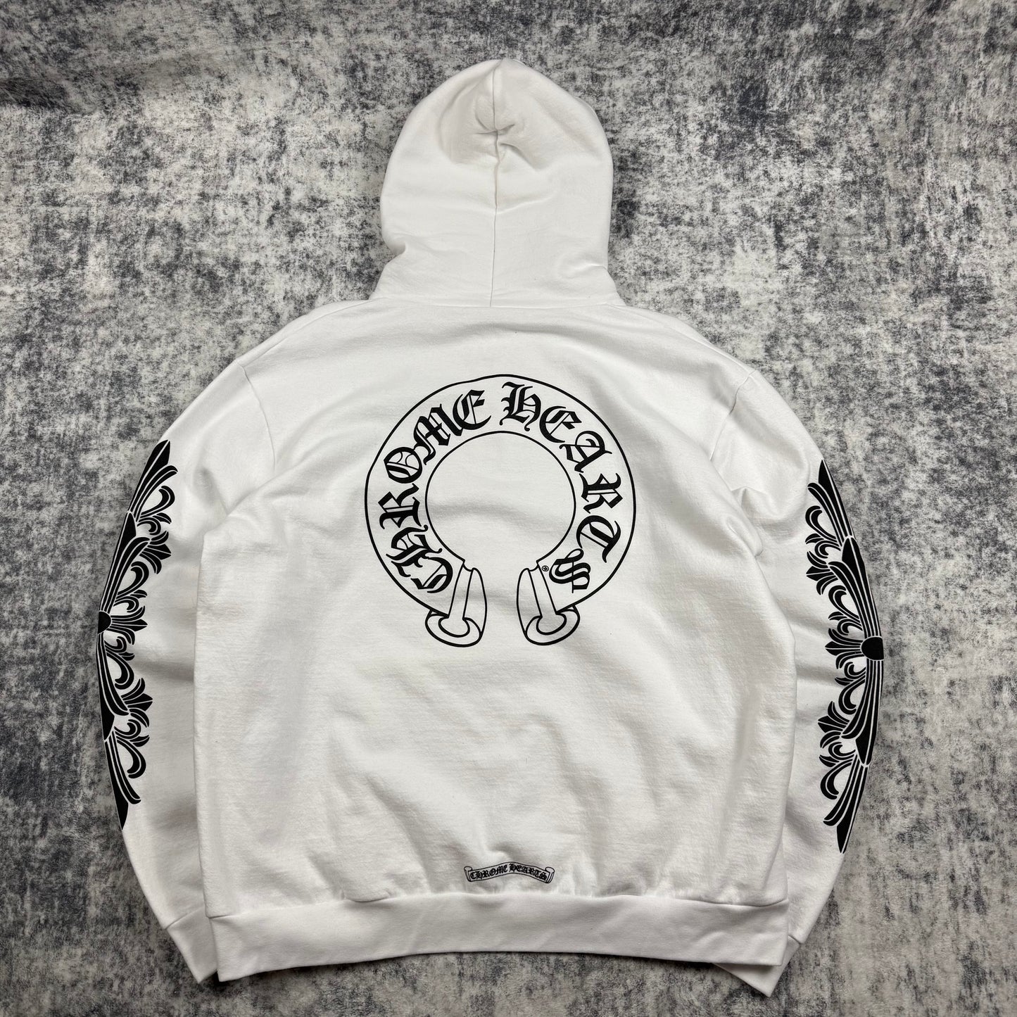 Chrome Hearts Horseshoe Floral ‘White’ Hoodie