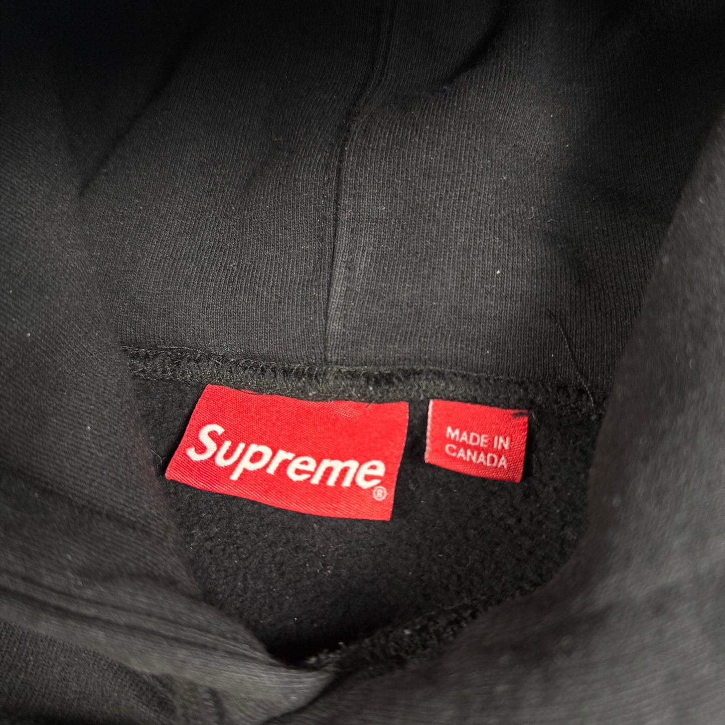 Supreme Corner Label ‘Black’ Hoodie