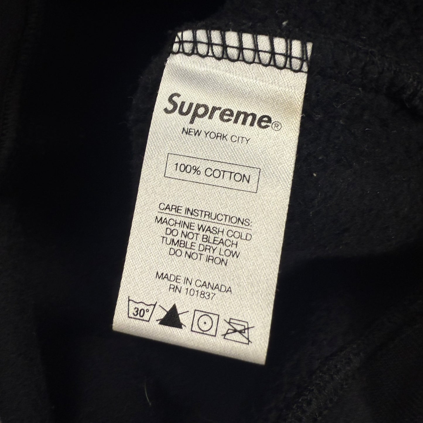 Supreme SS16 Gonz Butterfly ‘Black’ Zip Up Hoodie