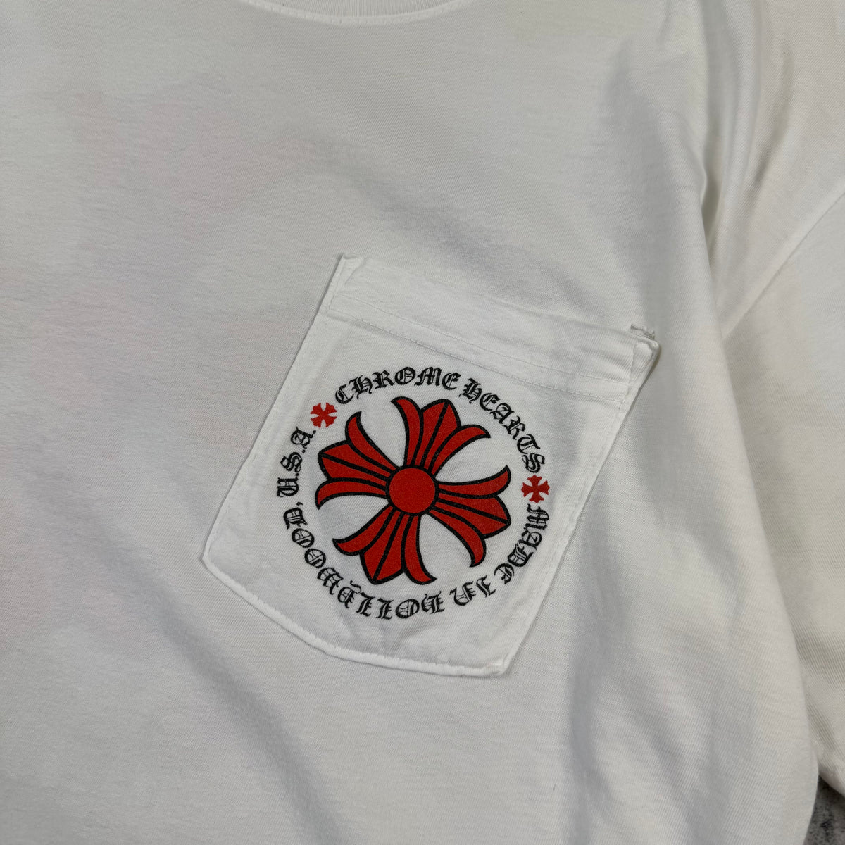 Chrome Hearts Made In Hollywood Logo ‘White’ T-Shirt