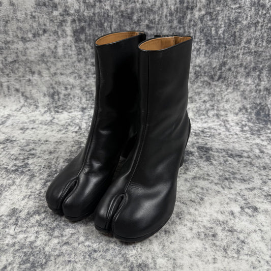 Maison Margiela Tabi Leather Ankle ‘Black’ Boots