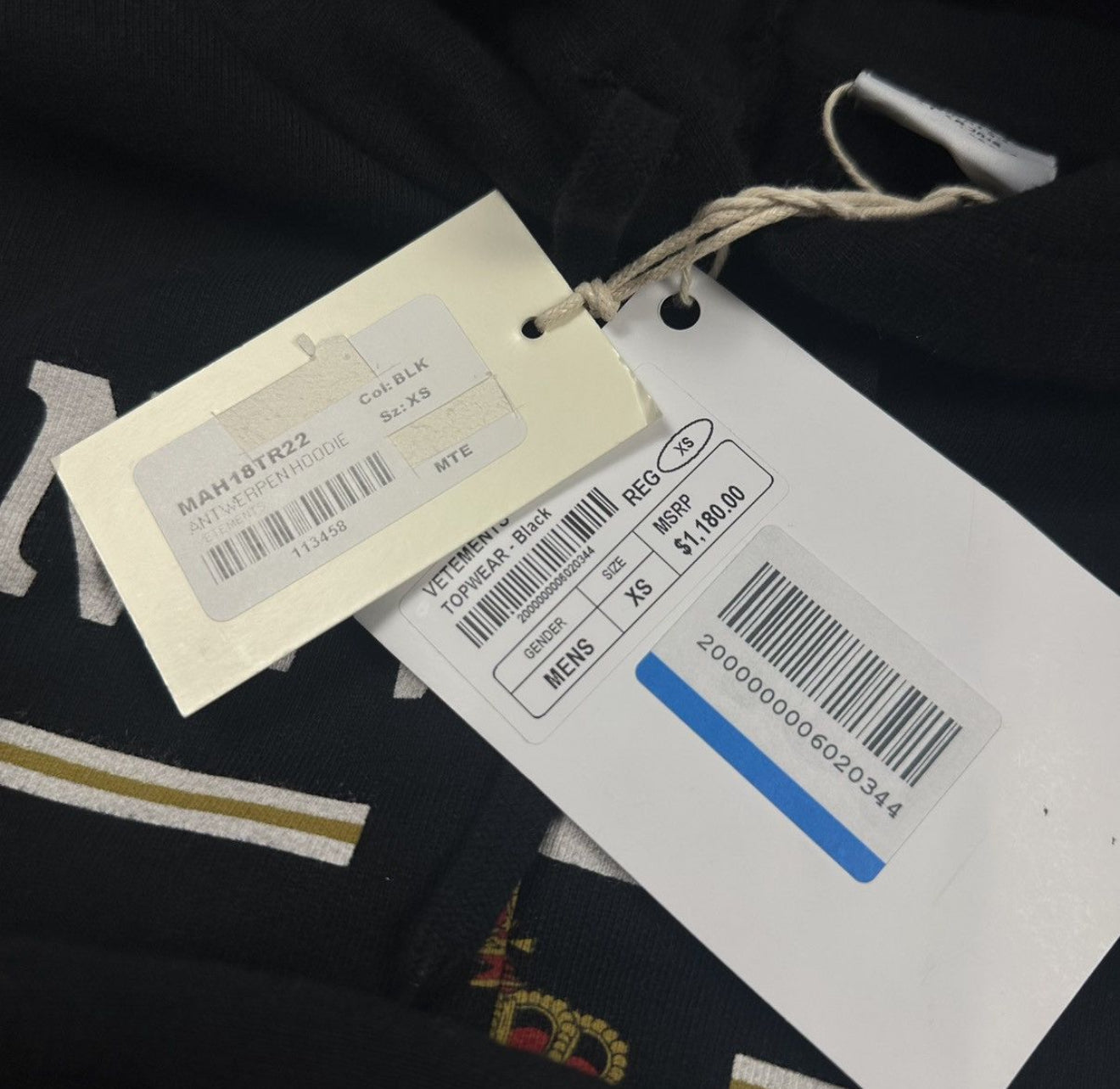 VETEMENTS 2018 Antwerpen Deconstructed Hoodie