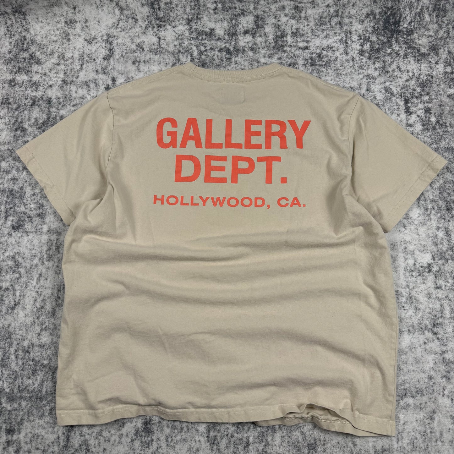 Gallery Dept. Hollywood, CA. Logo ‘Beige’ T-Shirt
