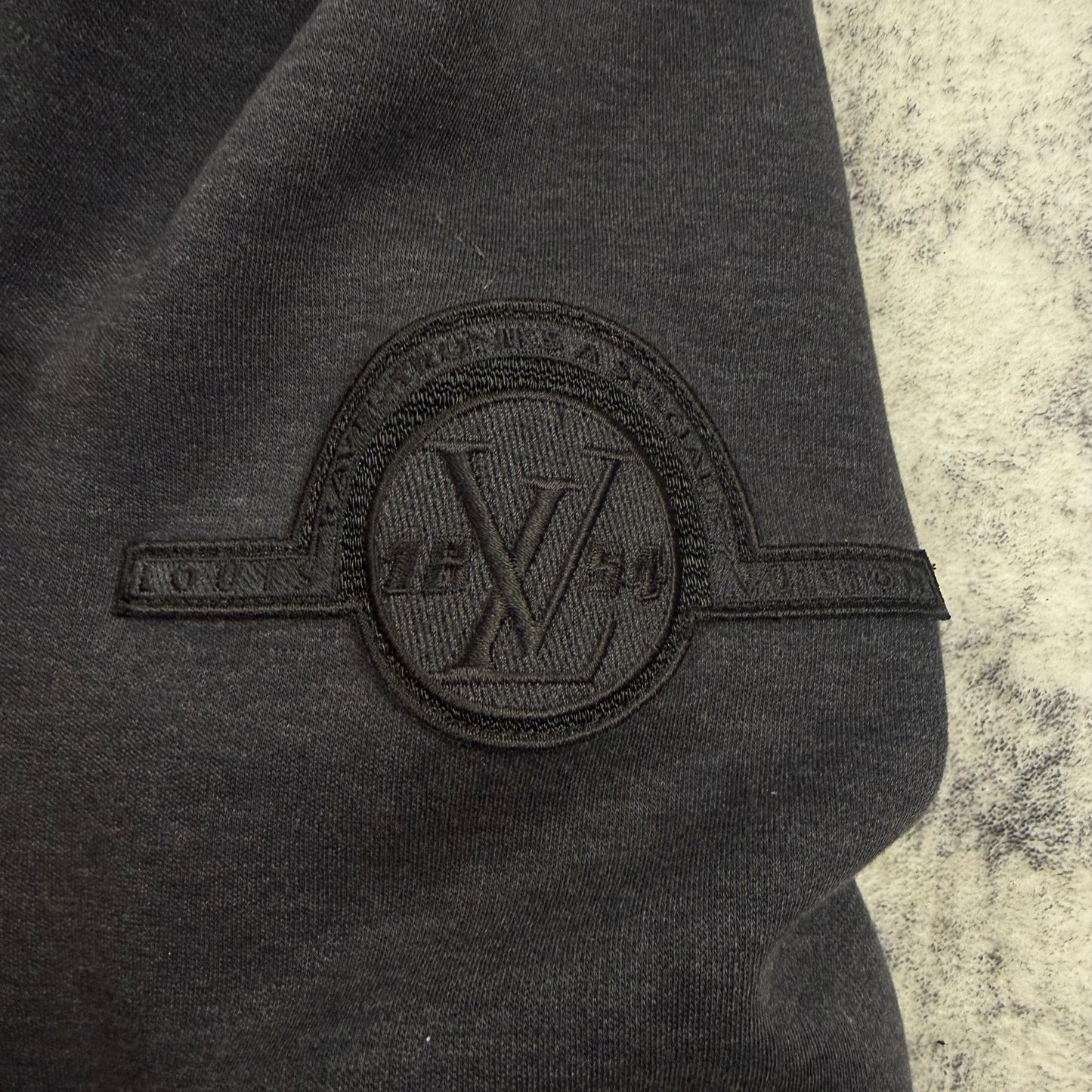Louis Vuitton King of Trunk Makers Patch ‘Gray’ Zip Hoodie