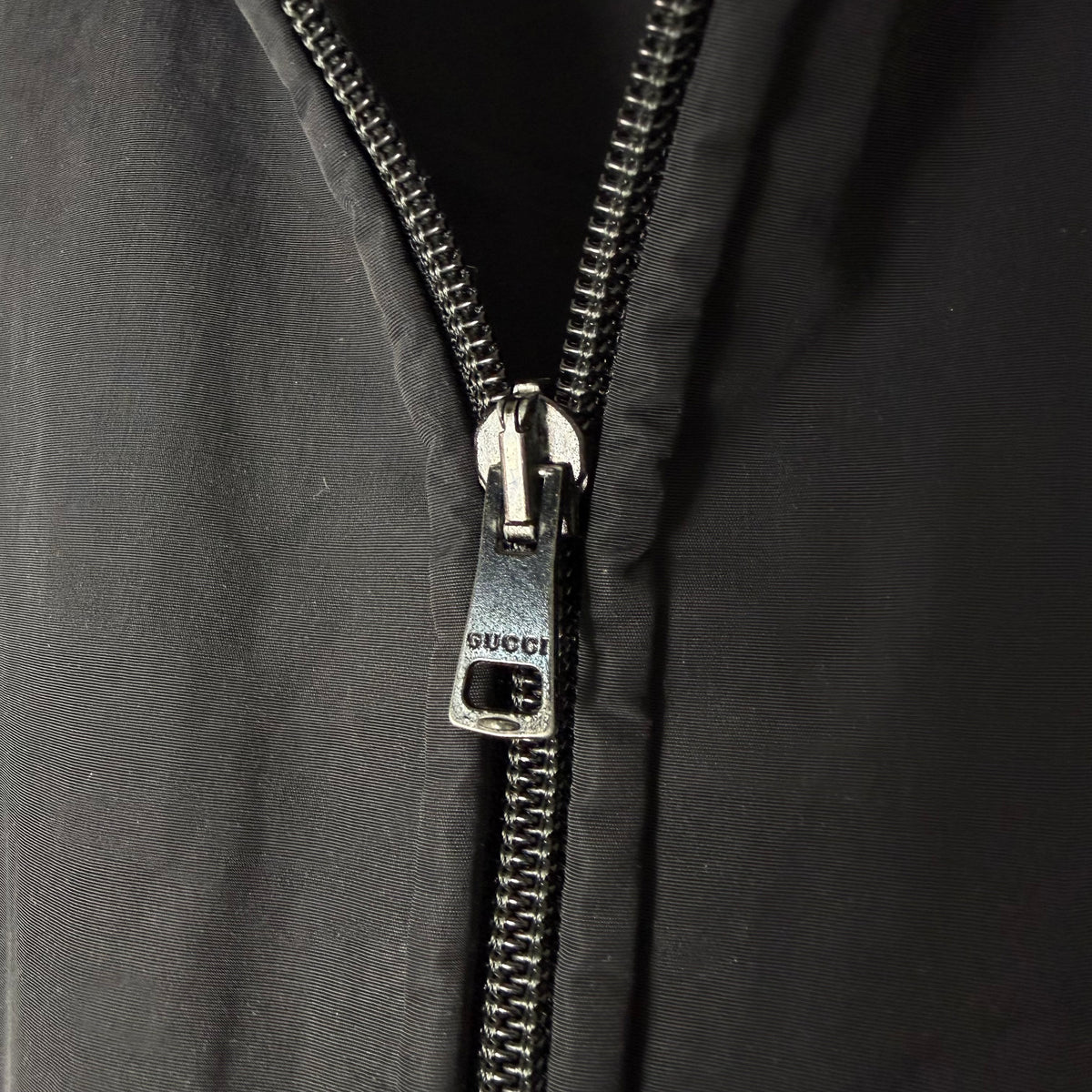 Gucci by Tom Ford Black Nylon Zip-Up Jacket