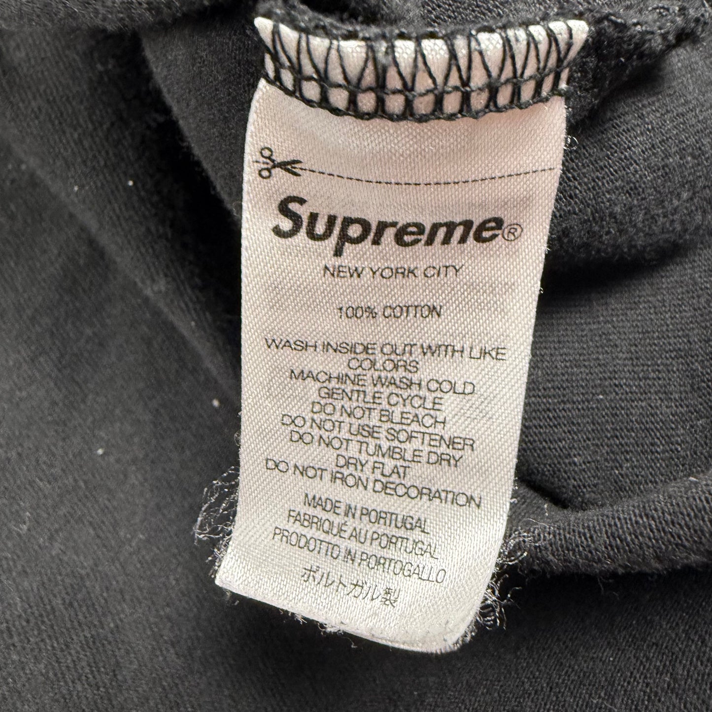 Supreme S/S Glitter 1994 ‘Black’ T-Shirt