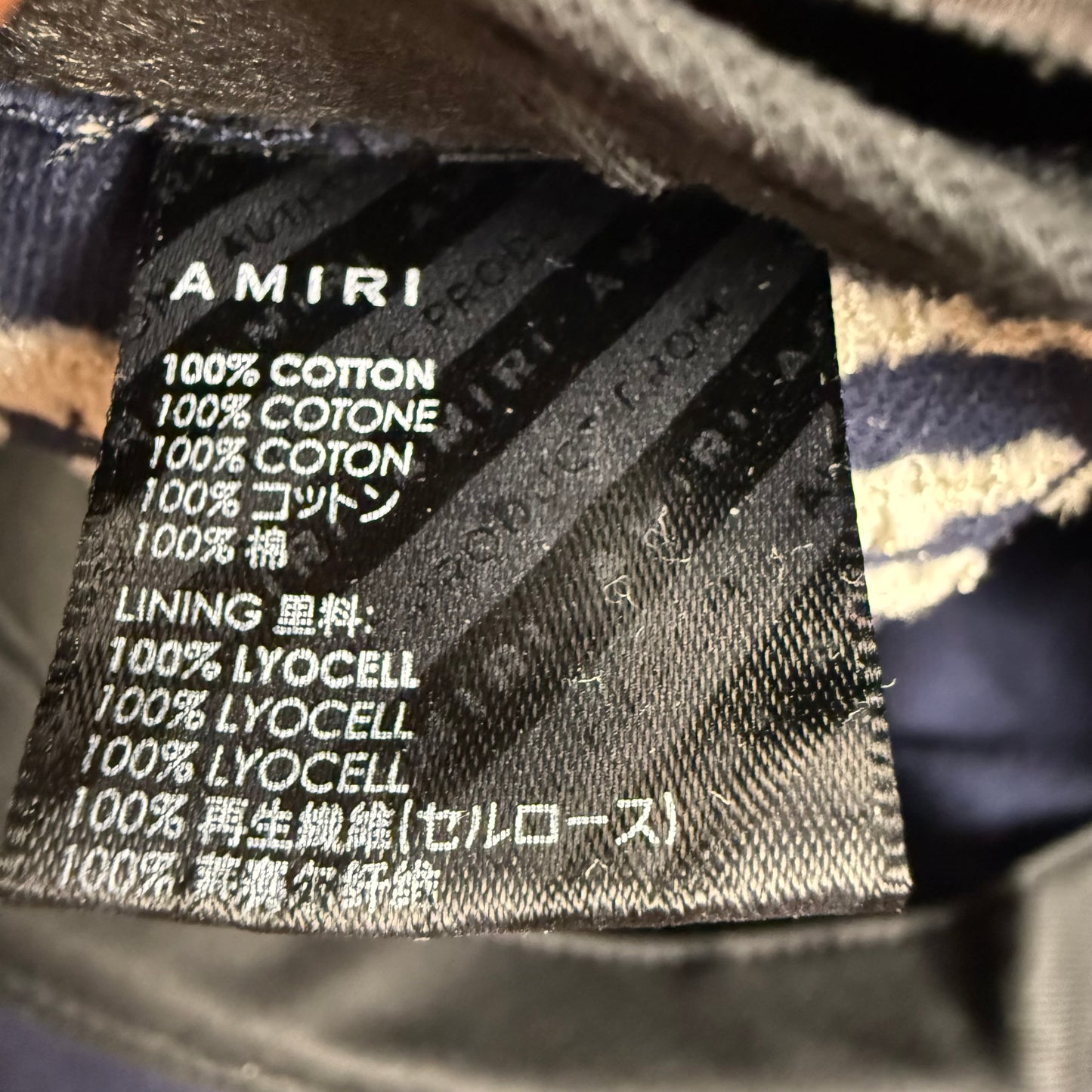 Amiri 22 Logo ‘Navy’  Fitted Cap