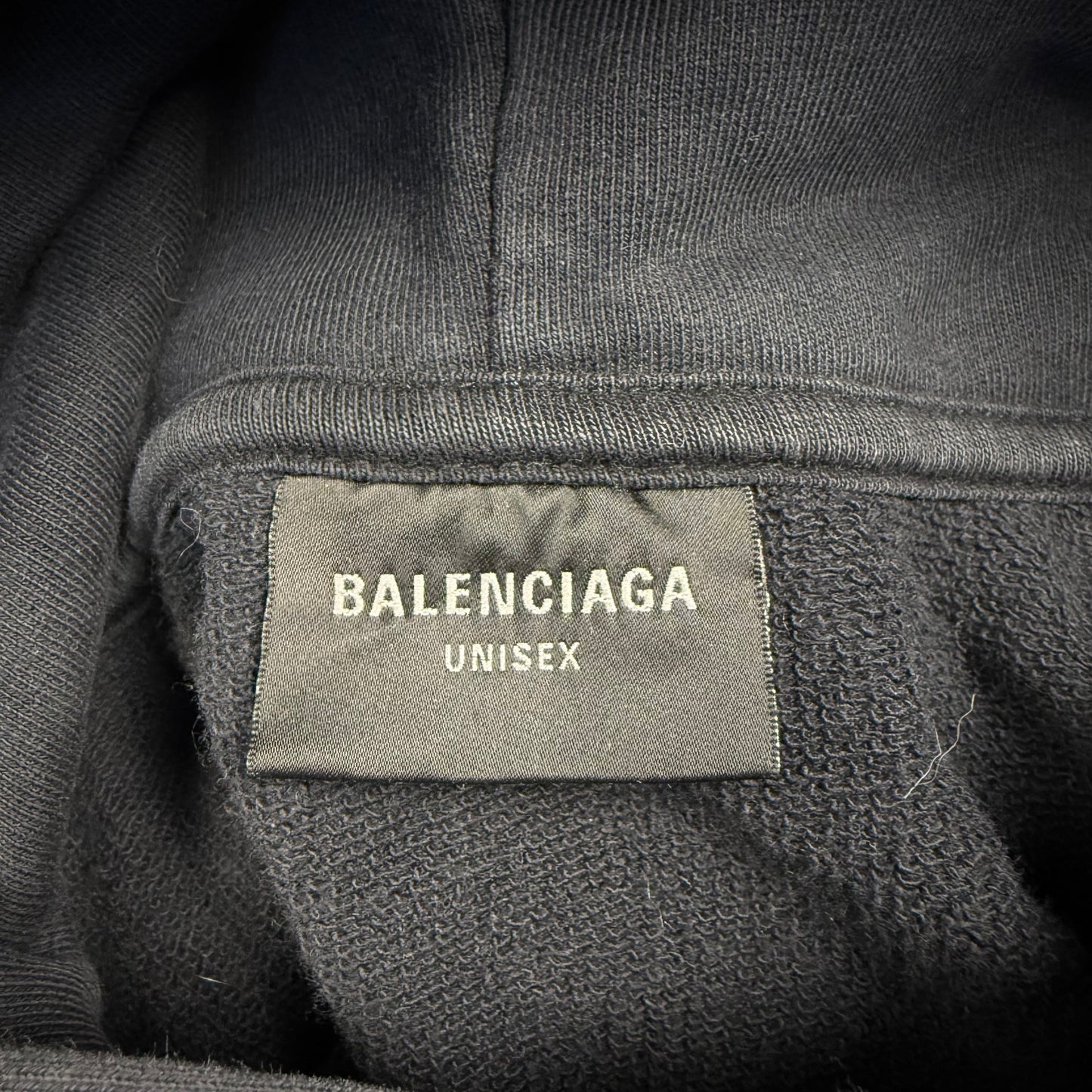Balenciaga DIY Metal Outline ‘Black’ Hoodie