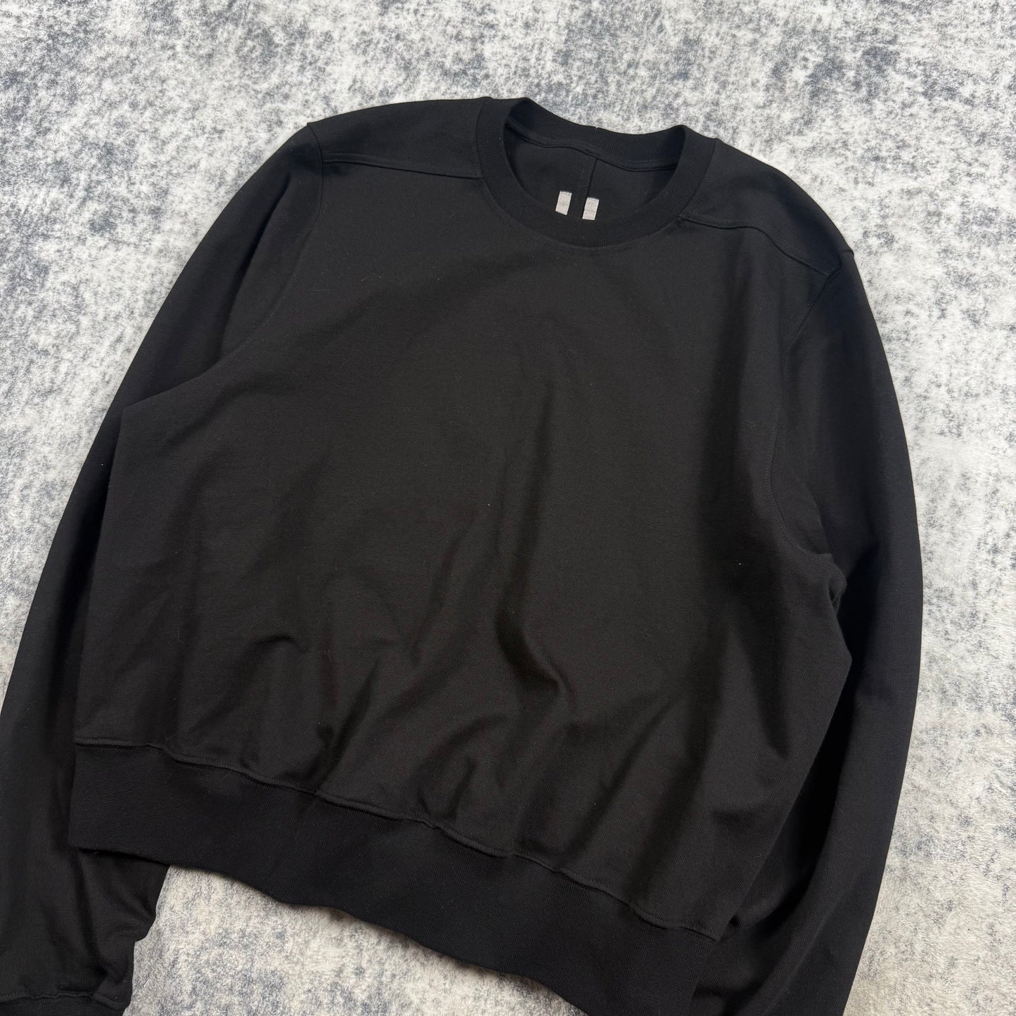 Rick Owens SS24 Lido Cropped ‘Black’ Crewneck