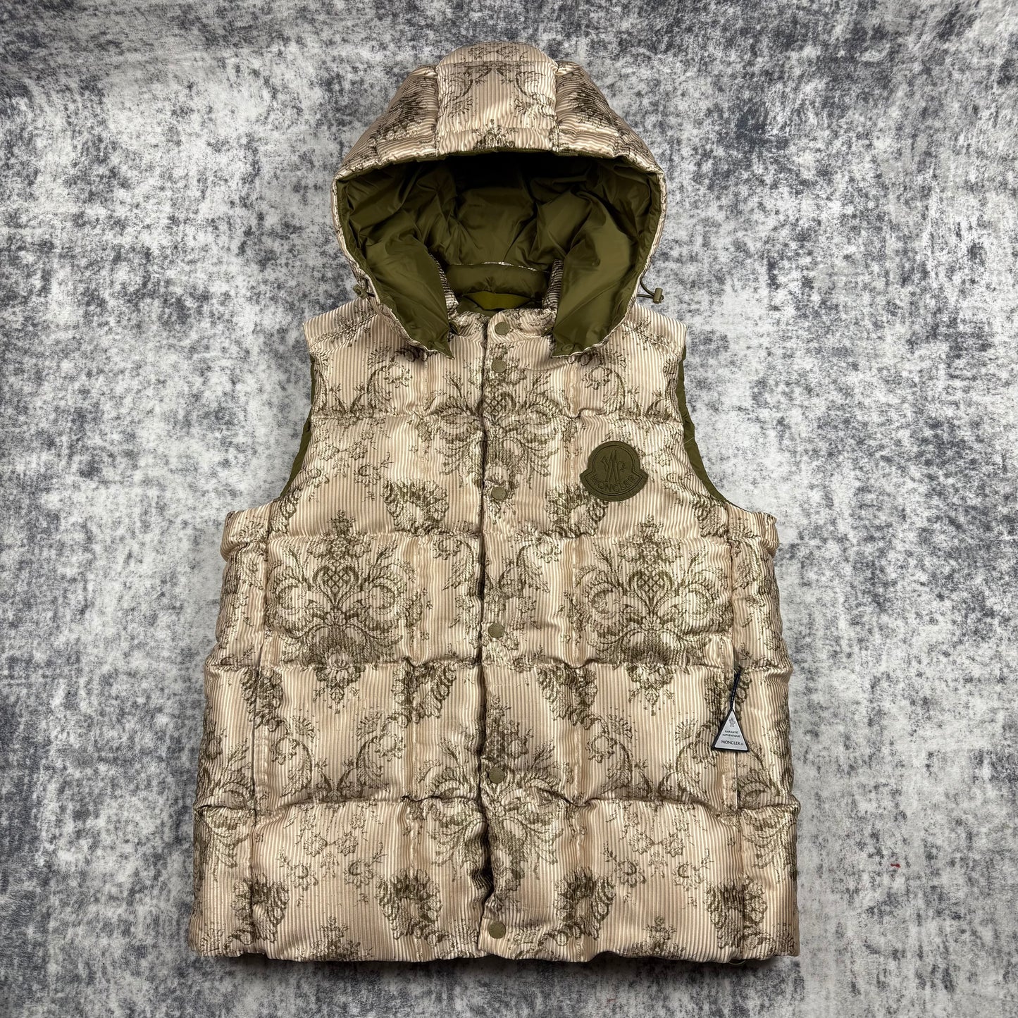Moncler Genius Beige Down Rabeh Vest