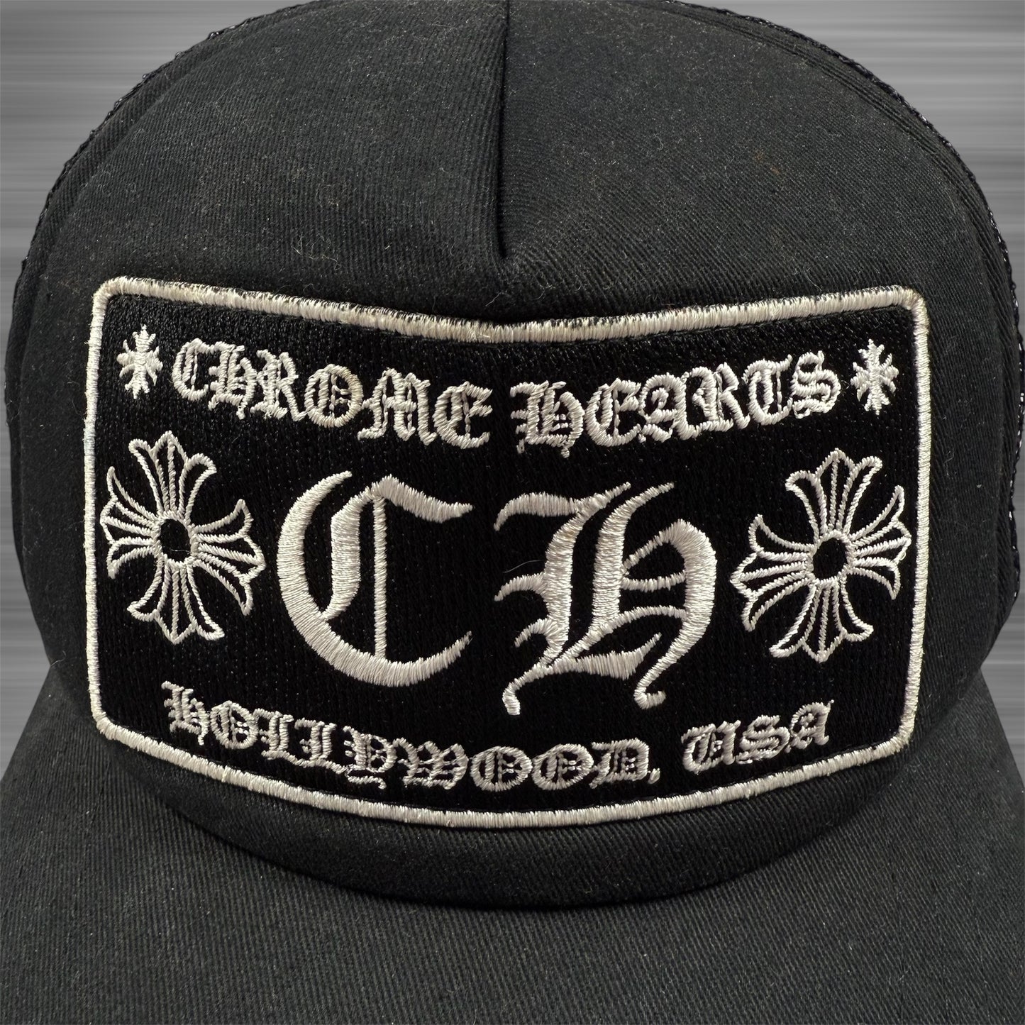 Chrome Hearts Hollywood USA ‘Black’ Cap