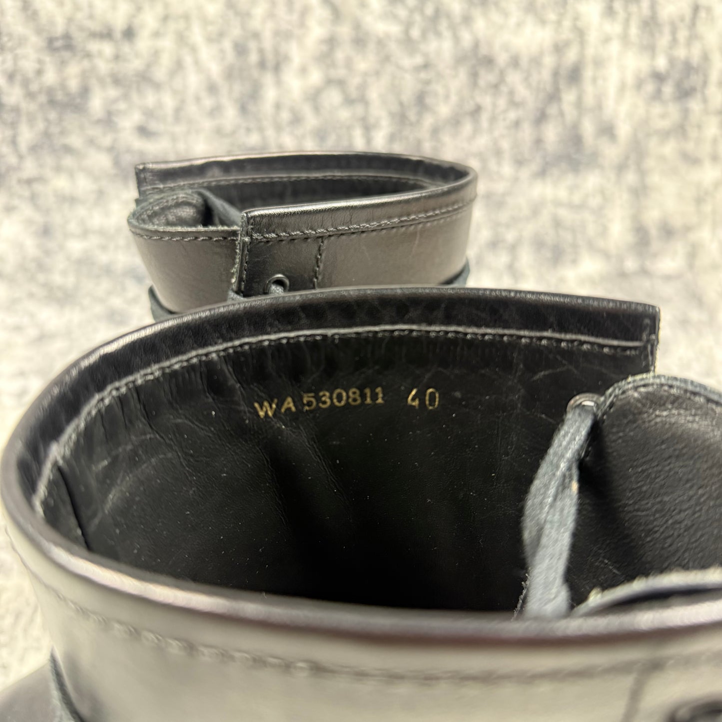 Saint Laurent Paris AW14-15 ‘Ranger’ Combat Lace-up Leather Boots