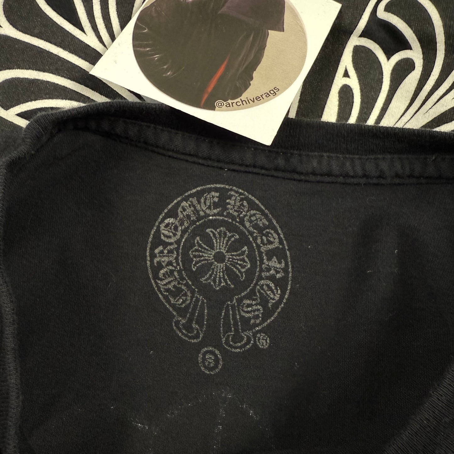 Chrome Hearts Vintage Jumbo Cross ‘Black’ Longsleeve