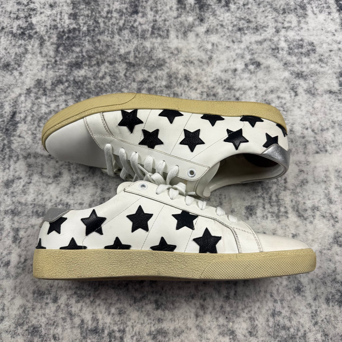 Saint Laurent Star ‘Black/White’ Low Shoes