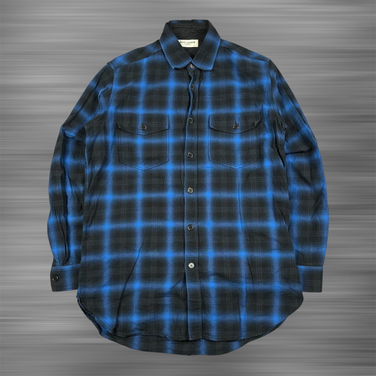 Saint Laurent ‘Blue’ Flannel A/W 2016