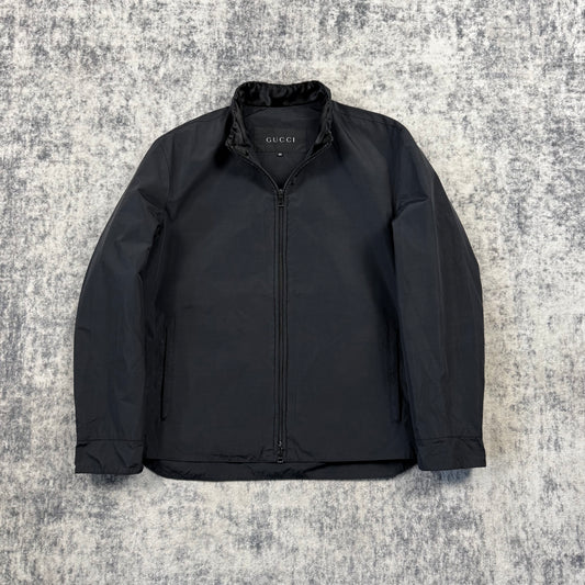 Gucci by Tom Ford Black Nylon Zip-Up Jacket