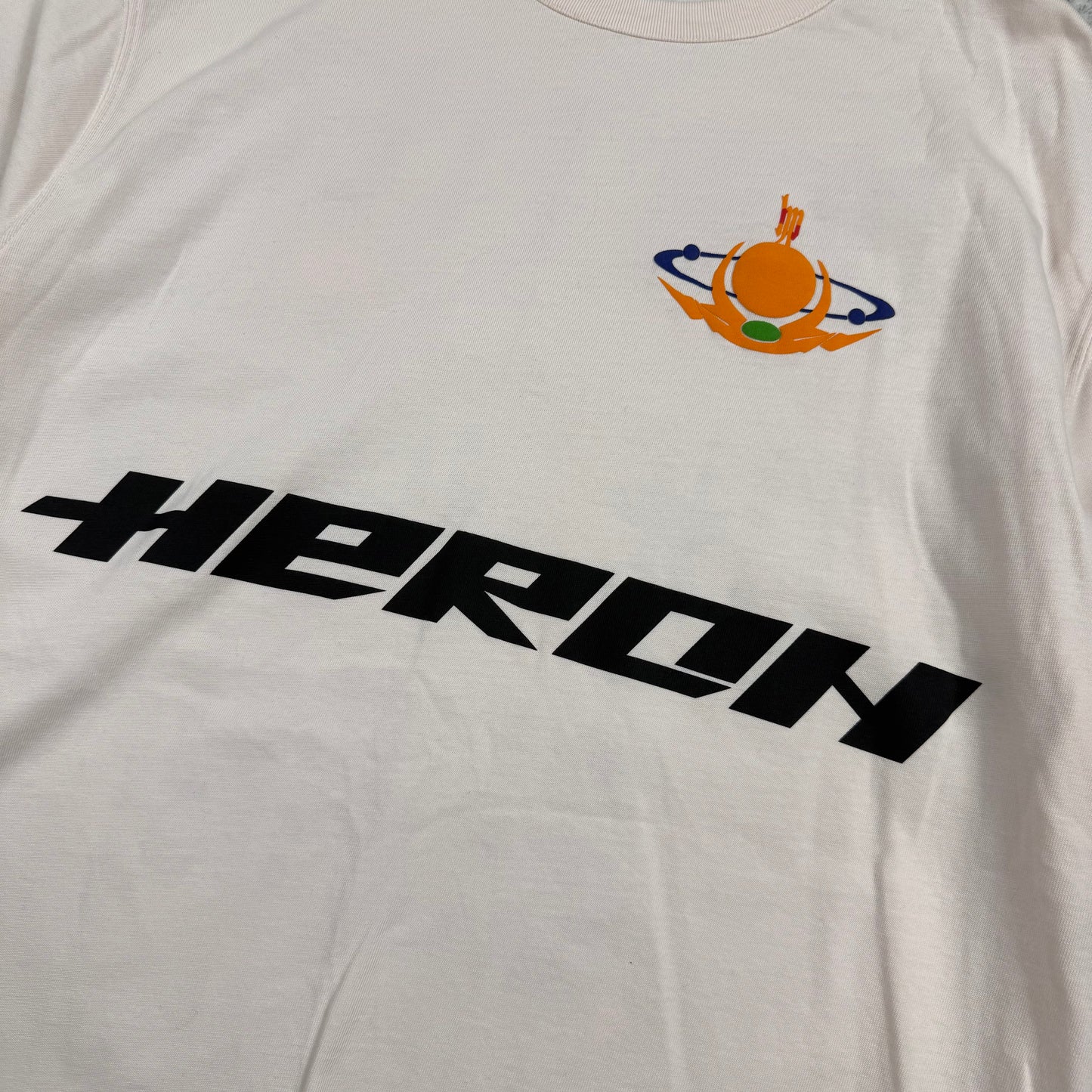 HERON PRESTON - Globe Burn Print T-Shirt