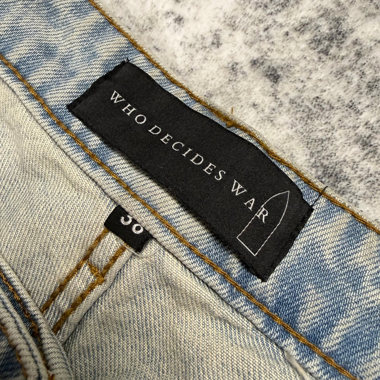 Who Decides War Blue Chaos Jeans