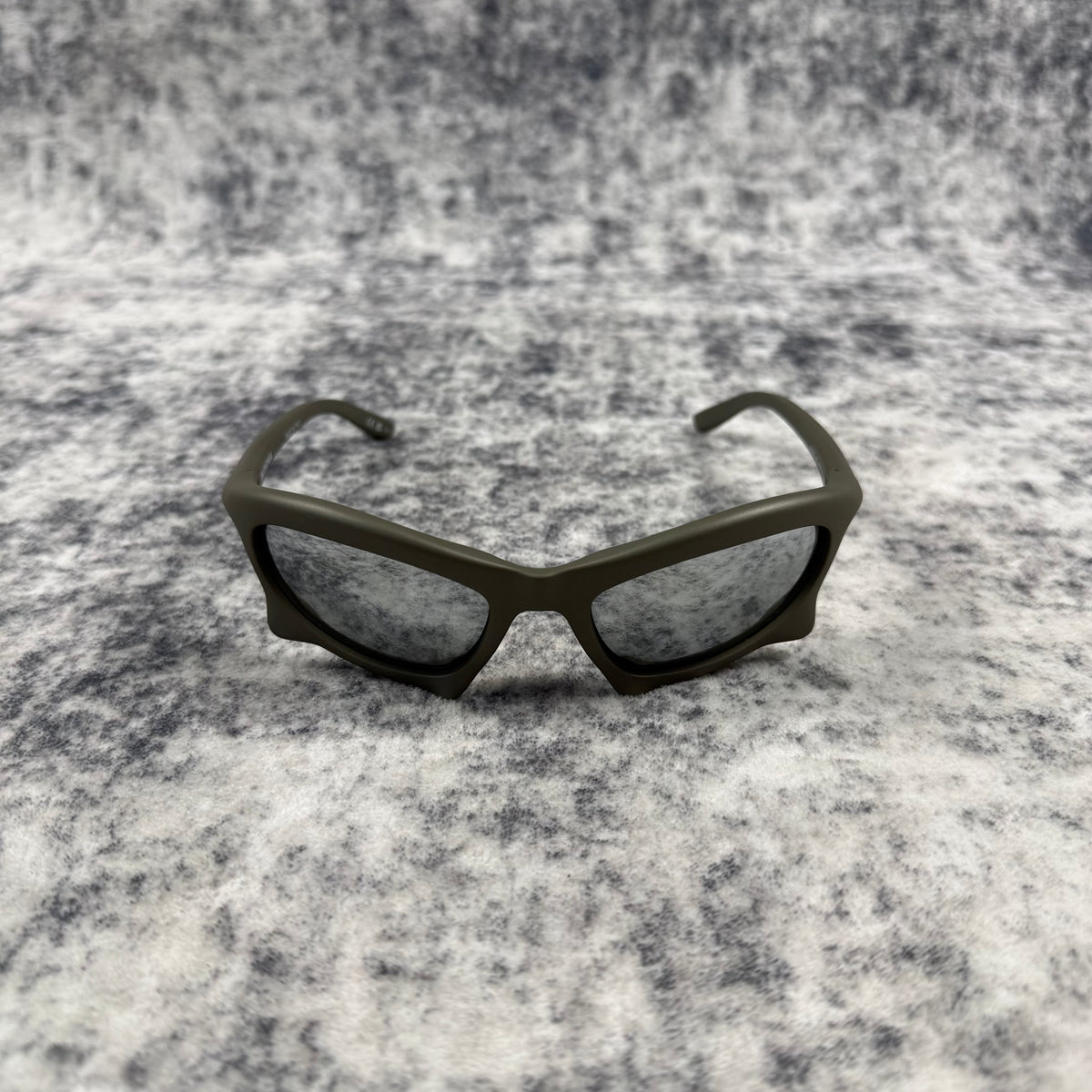 Balenciaga Bat Rectangle ‘Gunmetal/Silver’ Sunglasses