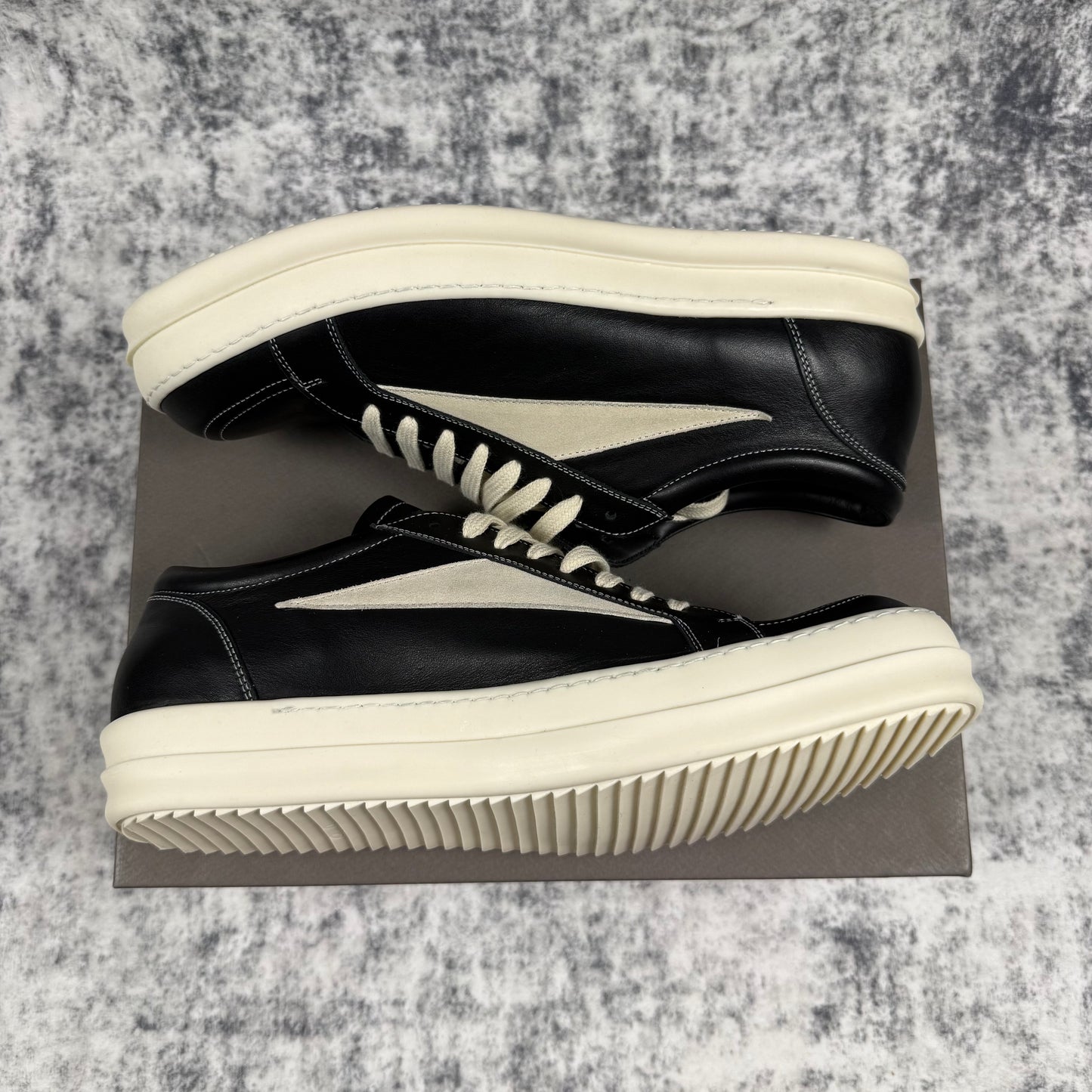 Rick Owens Vintage Vans Leather ‘Black’ Shoes