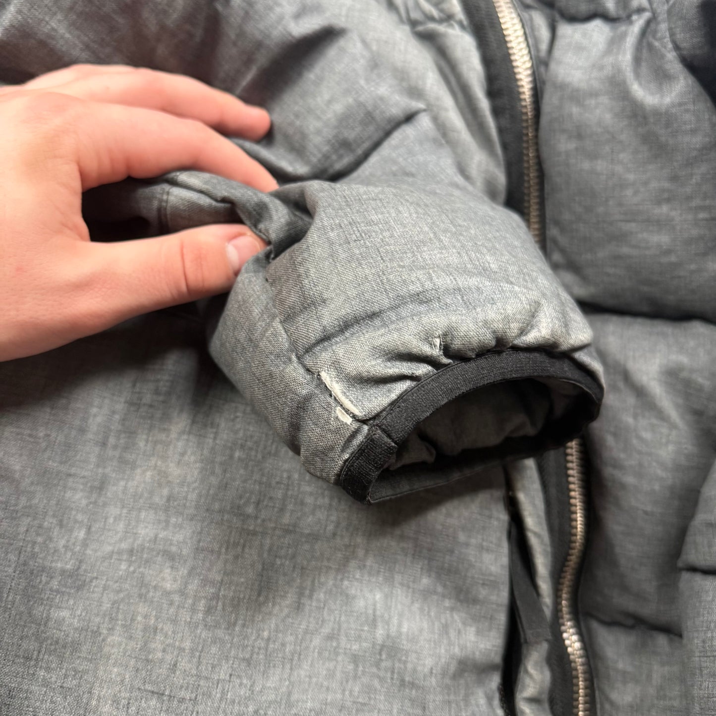 Stone Island Asymmetrical Zip Puffer Jacket