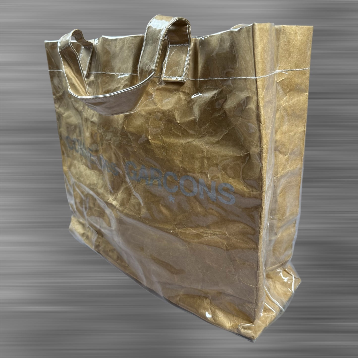 Vintage Come Des Garçons Clear Plastic Bag