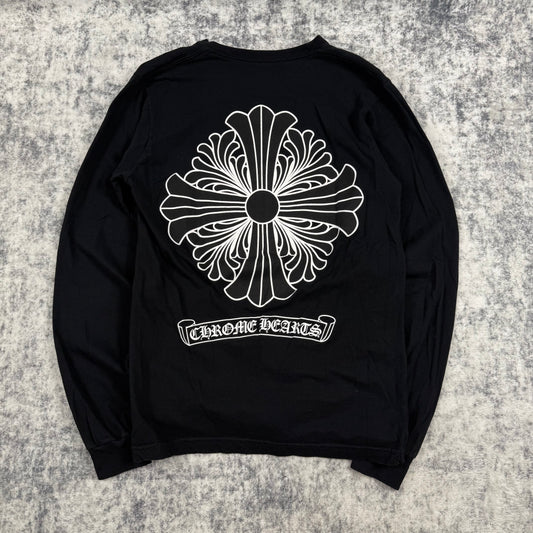 Chrome Hearts Vintage Jumbo Cross ‘Black’ Longsleeve