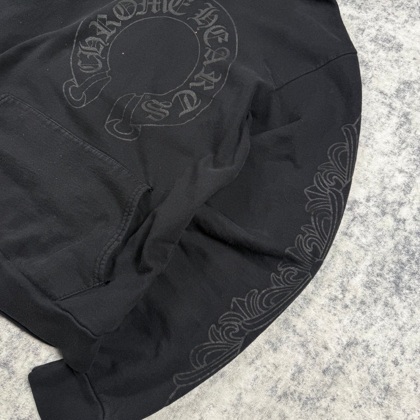 Chrome Hearts x Matty Boy Horseshoe Floral ‘Black’ Hoodie