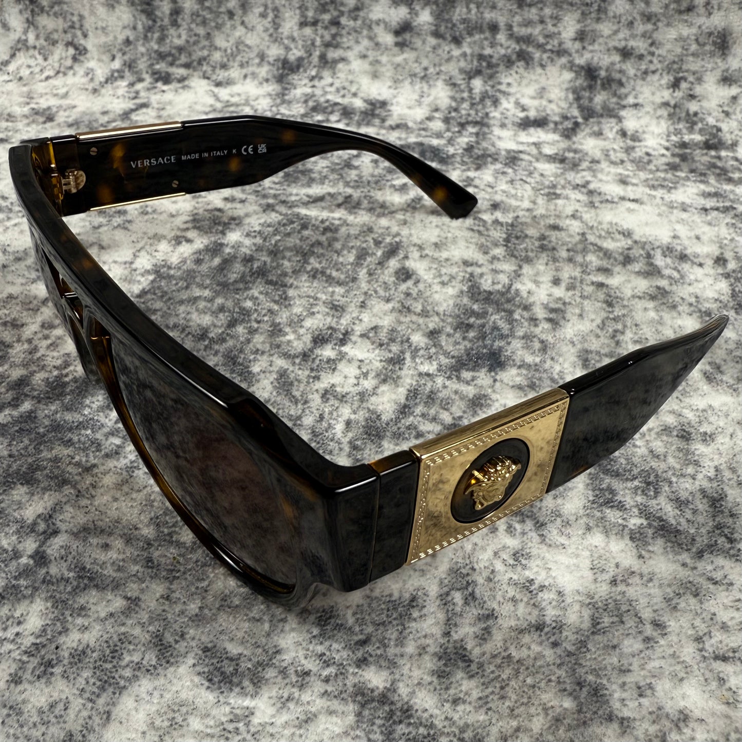 Versace Medusa Head Tortoiseshell Sunglasses