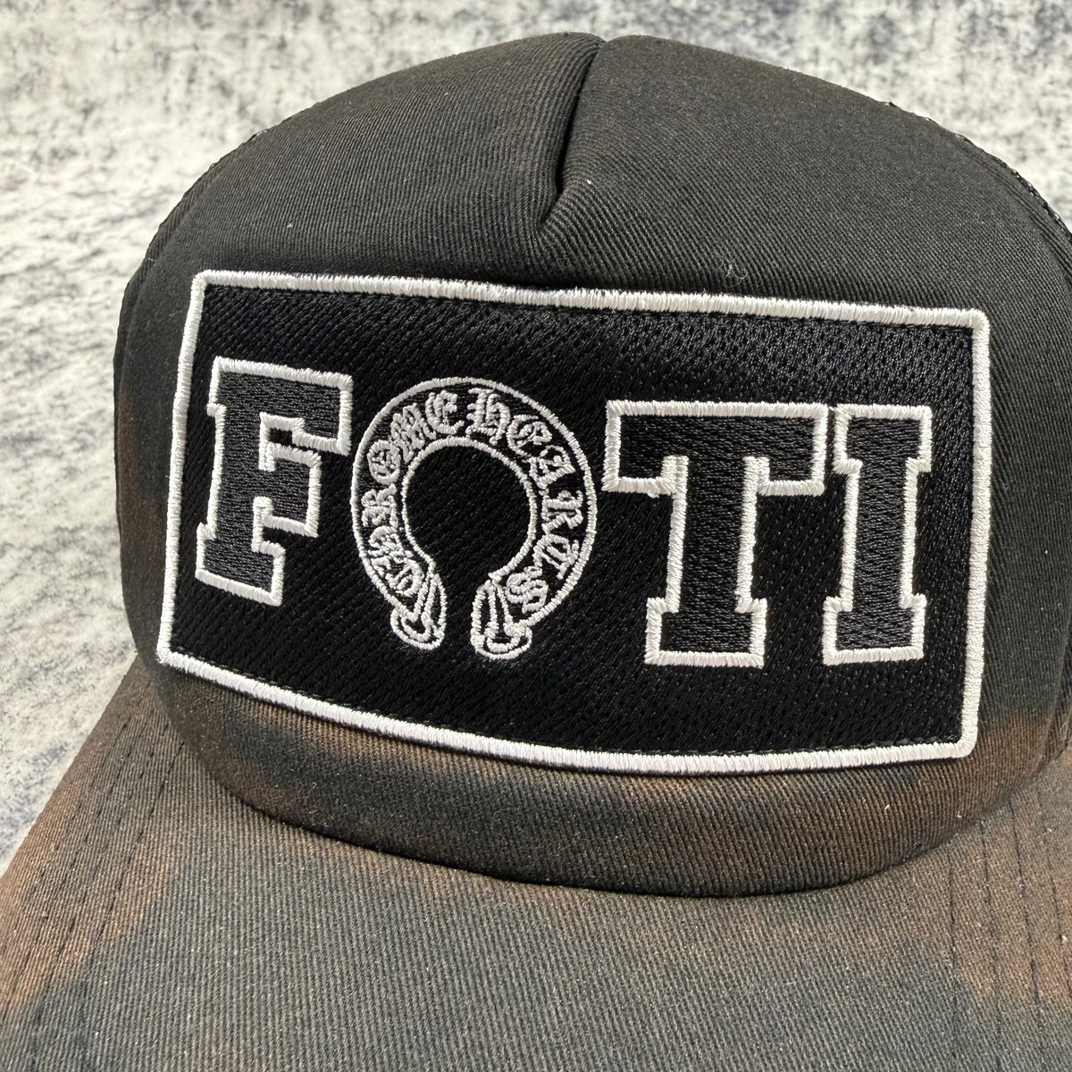 Chrome Hearts FOTI Faded ‘Black’ Trucker Cap